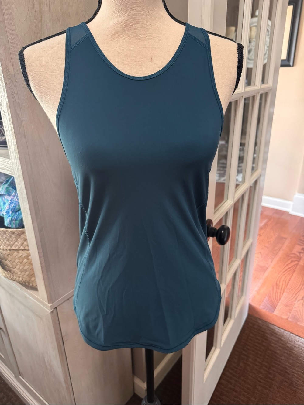 Lululemon sculpt tank top in carbon blue estimated size 2-4